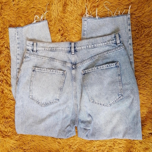 SOLD Garage Distressed Knee Straight Leg Jeans - Picture 2 of 8